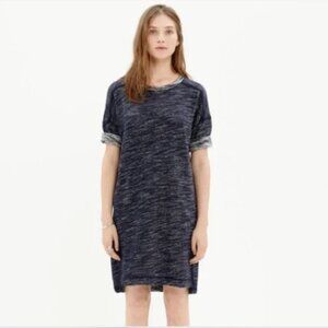 Madewell Light Sweater Dress with Piping Detail